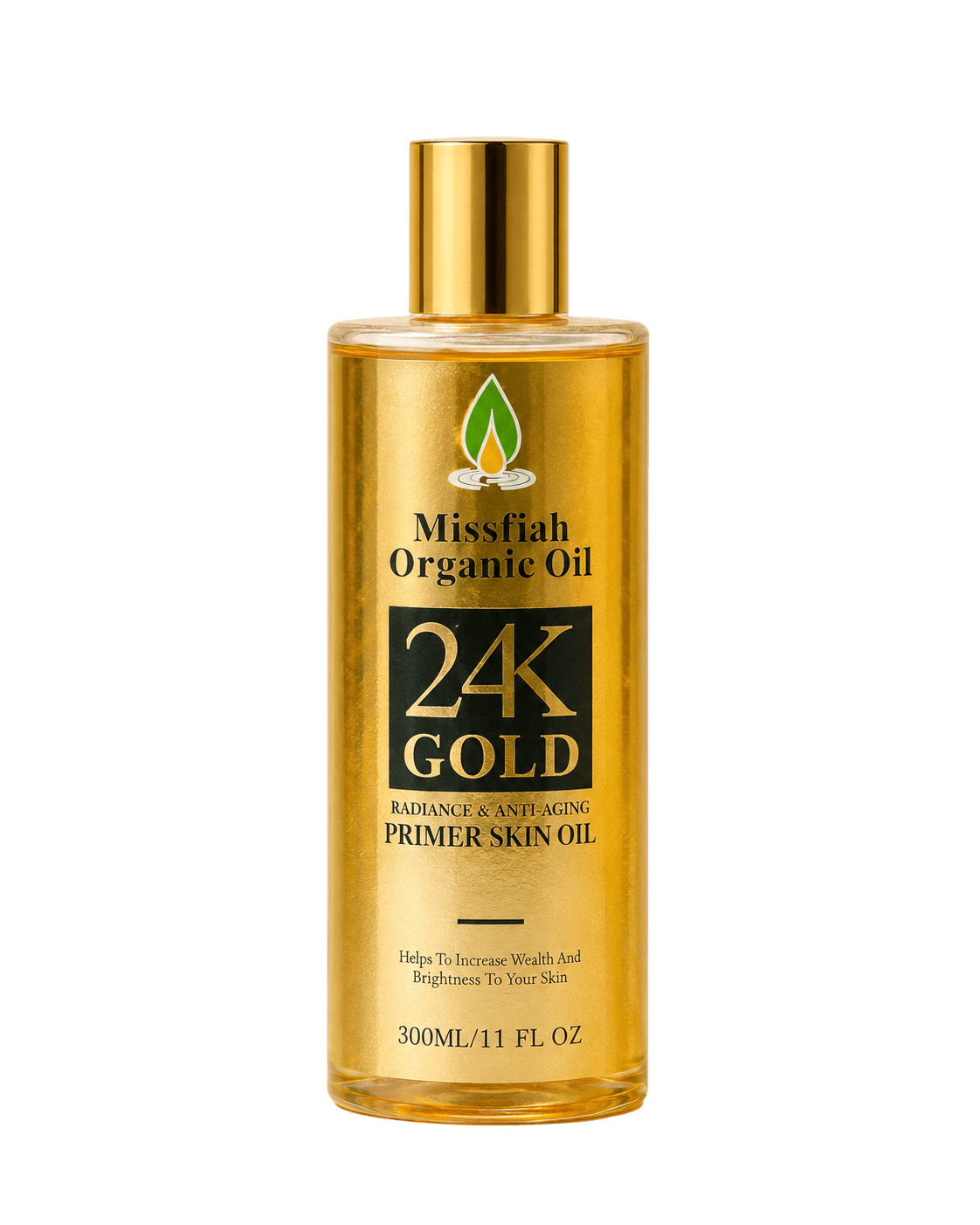 24K Gold Organic Oil
